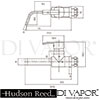 Hudson Reed ARC381 Arco Mixer Tap Spare Parts Diagram