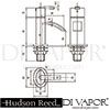 Hudson Reed ARI302 Arina Spare Parts Diagram