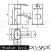 Hudson Reed ARI305 Arina Mixer Tap Spare Parts Diagram