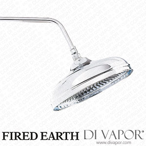 FIRED EARTH Classic Large Shower Rose 12