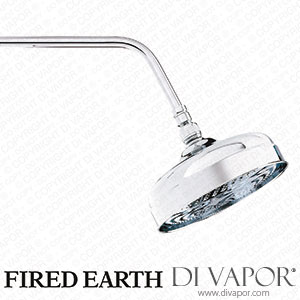 FIRED EARTH Classic Medium Shower Rose 8