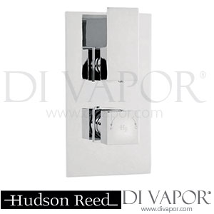 Hudson Reed Art Twin Concealed Thermostatic Shower Valve With Rectangular Slider Rail Kit Spare Parts