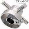 Arezzo Concealed Cross Temperature Handle