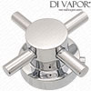 Arezzo Concealed Cross Temperature Handle Valve