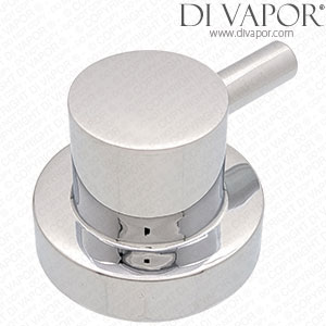 Arezzo Concealed Round Temperature Handle Used on Same Valve as ARX.0092 Thermostatic Cartridge - ARX.0092YH8 Compatible Spare - Chrome
