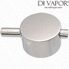 Arezzo Concealed Round Temperature Handle Used on Same Valve as ARX.0092 Thermostatic Cartridge - ARX.0092YH8E2 Compatible Spare - Chrome