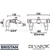 Bristan AS2 THBSM C Mixer Spares Diagram