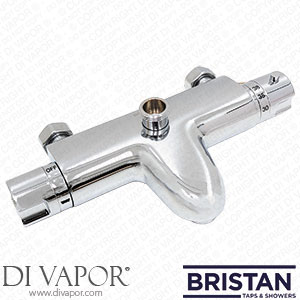 Bristan Assure Thermostatic TMV2 Bath Shower Mixer - Valve Only (AS2 THBSMRRVO C) - 180mm Centres