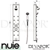 Nuie AS306 Thermostatic Shower Panel Spare Parts Diagram