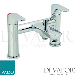 VADO ASC-130-C/P Ascent 2 Hole Bath Shower Mixer Single Lever without Shower Kit Spare Parts