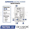 Triton ASP08GSBLK Diagram Spare Parts