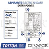 Triton ASP08GSWHT Diagram Spare Parts