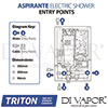 Triton ASP09GSWHT Diagram Spare Parts