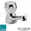 VADO AST-106/CL/CD-C/P Astra Contract Single Basin Pillar Tap Deck Mounted with Cold Indice