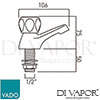 VADO AST 106HTCD CP Astra Spare Parts Diagram