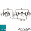 VADO AST 121CD CP Astra Mixer Spare Parts Diagram