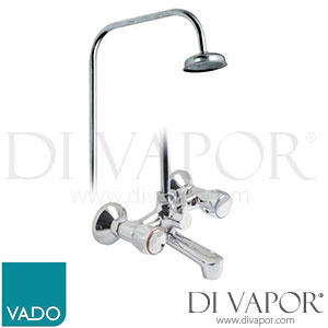 VADO AST-121/R/CD-C/P Astra Exposed Bath Shower Mixer Wall Mounted Spare Parts