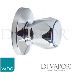 VADO AST-143/C-1/2-C/P Astra Concealed Stop Valve (Single) 1/2