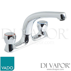 VADO AST-153-C/P Astra 2 Hole Sink Mixer Deck Mounted Spare Parts