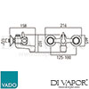 VADO AST 221CD CP Astra Mixer Spare Parts Diagram