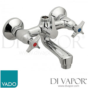 VADO AST-221/CD-C/P Astra Cross Exposed Bath Shower Mixer Wall Mounted Spare Parts