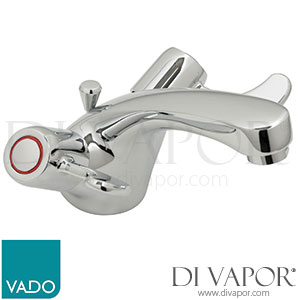 VADO AST-300-C/P Astra Lever Mono Basin Tap Mixer Deck Mounted with Pop-up Waste Spare Parts