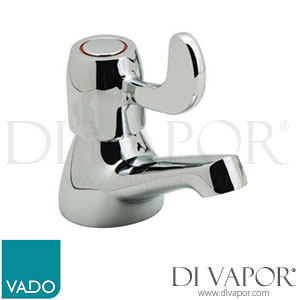 VADO AST-306/HT/CD-C/P Astra Single Basin Pillar Tap Deck Mounted - Hot Indice - Spare Parts