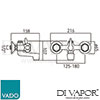VADO AST-321CD-CP Mixer Spare Parts Diagram