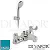 VADO Ast 330 Kit CP Astra Mixer Shower Kit Spare Part