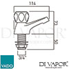 VADO AST-336CD-CP Spares Diagram