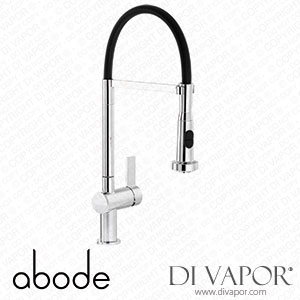 Abode AT2074 Ophelia Single Lever Pull Out in Chrome & Black Spare Parts