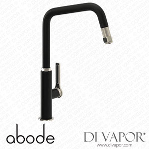 Abode AT2089 Hex Single Lever Pull Out in Brushed Nickel / Black Spare Parts