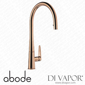 Abode AT2122 Coniq R Single Lever Pull Out in Polished Copper Spare Parts