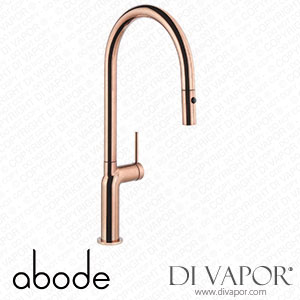 Abode AT2132 Tubist Single Lever Pull Out in Polished Copper Spare Parts