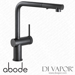 Abode AT2159 Fraction Single Lever Pull Out Spray in Matt Black Spare Parts