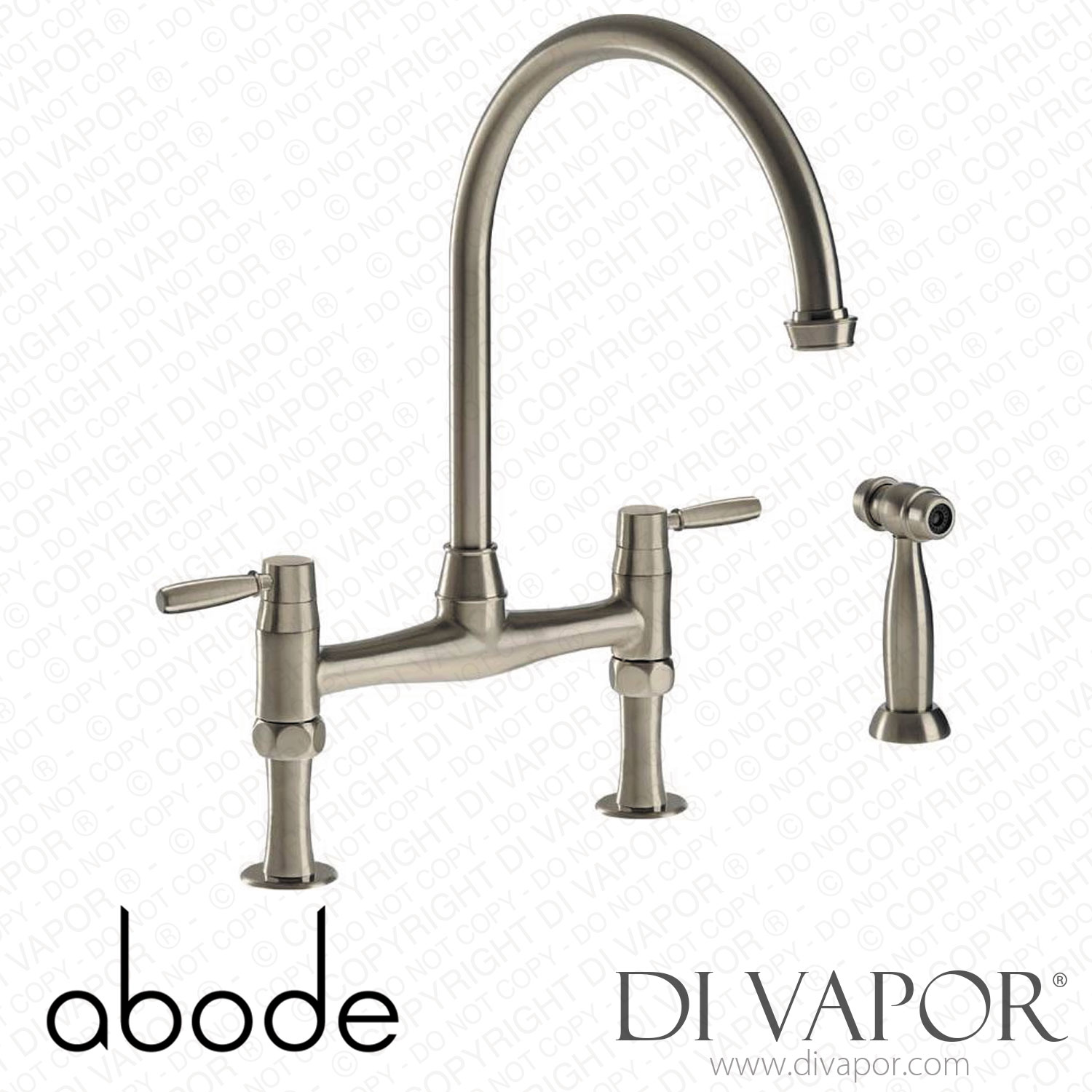 Abode AT3023 Brompton Bridge with Independent Handspray in Pewter Spare