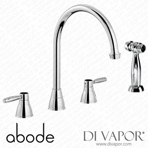 Abode AT3048 Brompton 3 Part Mixer with Independent Handspray in Chrome Spare Parts