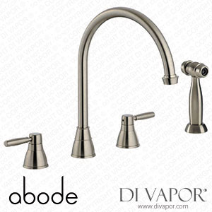 Abode AT3049 Brompton 3 Part Mixer with Independent Handspray in Pewter Spare Parts