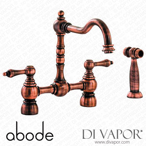 Abode AT3091 Bayenne Bridge with Independent Handspray in Century Copper Spare Parts