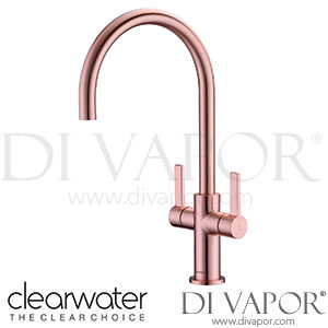 Clearwater AU2BC Auva C Twin Lever Brushed Copper Monobloc Kitchen Mixer Tap Spare Parts