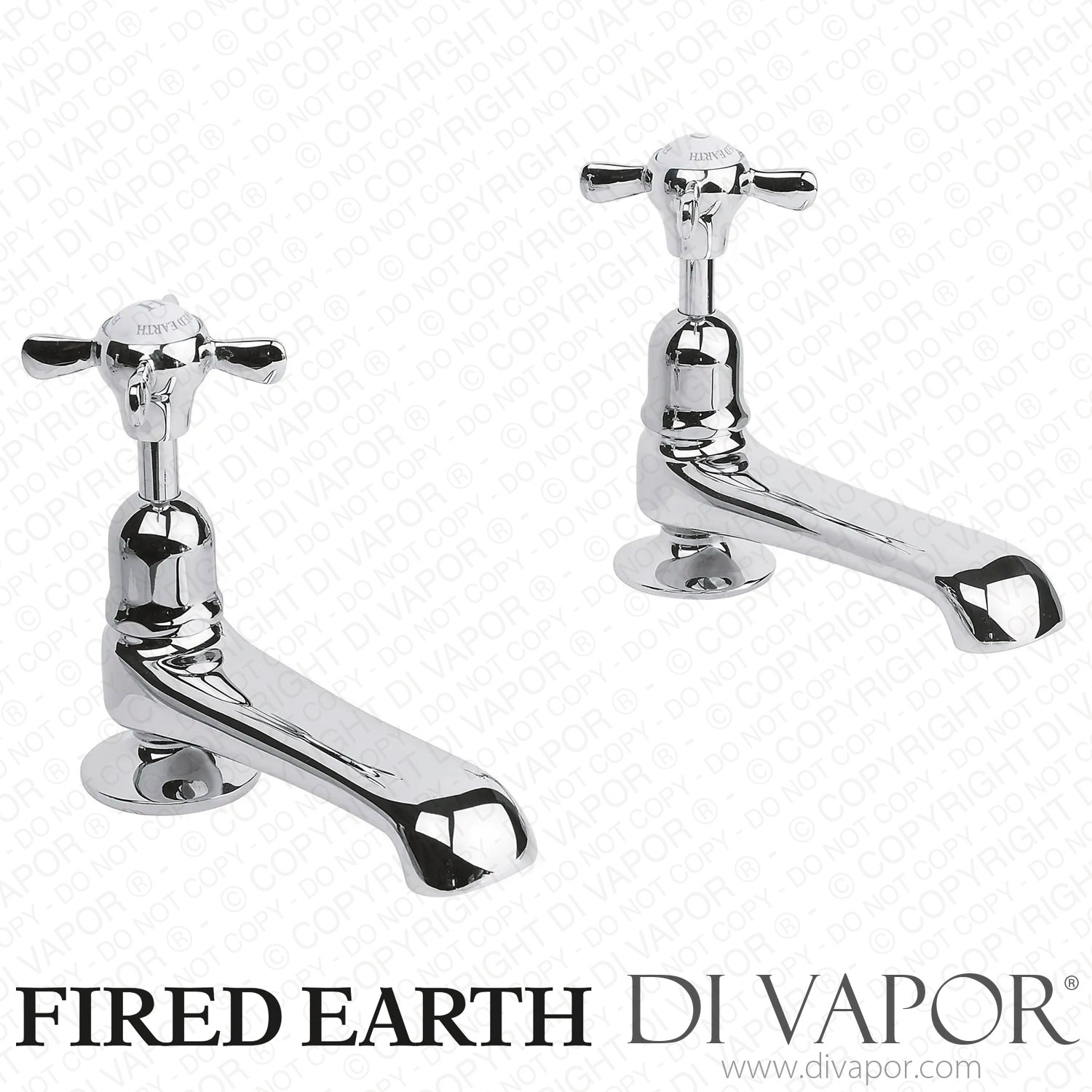 FIRED EARTH Avebury Basin Taps Cross head (AVETAPBSX) Spare Parts