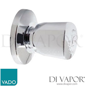 VADO AVO-243-1/2-C/P Avon Concealed Stop Valve 1/2