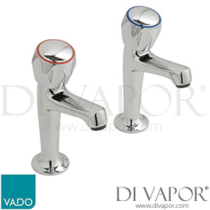 Vado AX-AST-156/CD-CP Astra Kitchen Pillar Taps High Neck 1/2 CD Valve Spare Parts