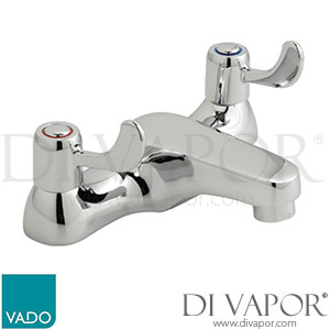 Vado AX-AST-337-CP Astra Deck Mounted Bath Filler CD Valve with Lever Handles Spare Parts