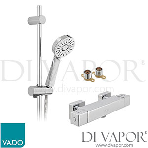 Vado AX-BOK-MFSP-CP Showering Solutions Bokx Thermostatic Shower Package Spare Parts