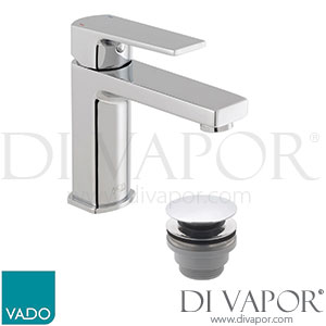 Vado AX-EKO-100/CC-CP Ekko Mono Basin Mixer + Push Waste Spare Parts