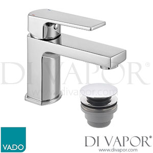 Vado AX-EKO-100M/CC-CP Ekko Mini Mono Basin Mixer + Push Waste Spare Parts