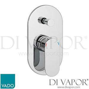 Vado AX-MET-147A-CP Showering Solutions Metiz Manual Valve + Diverter Spare Parts