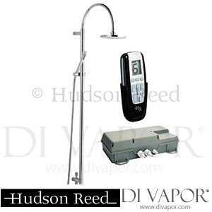 Hudson Reed Remote Digital Shower With Minimalist Gr& Rigid Riser Spare Parts