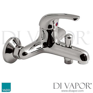 VADO AXI-123-C/P Axis Wall Mounted Bath Shower Mixer without Kit Spare Parts
